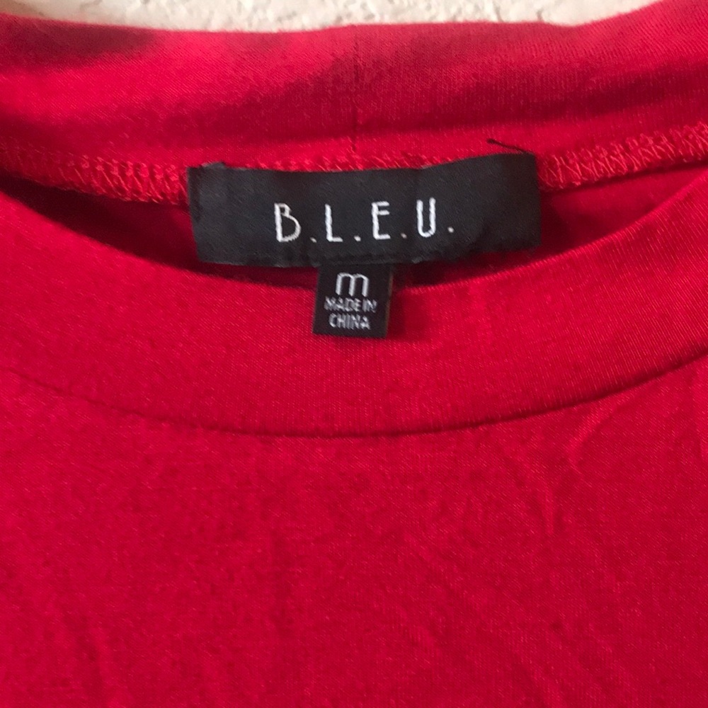 B.L.E.U Red Top - Picture 2 of 5